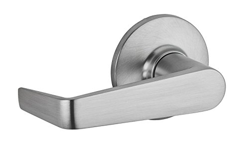 Kwikset 407 Carson Grade 3 Hall/Closet Lever Door Handle - Durable & Secure Interior Door Hardware for Homes, Offices & Closets