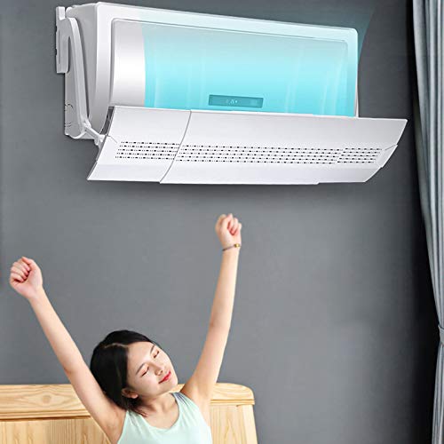Adjustable Telescopic Air Conditioner Wind Deflector - Retractable Anti-Direct Blow Shield for AC Units | Perfect for Bedrooms, Offices & Homes to Redirect Cold Air Flow