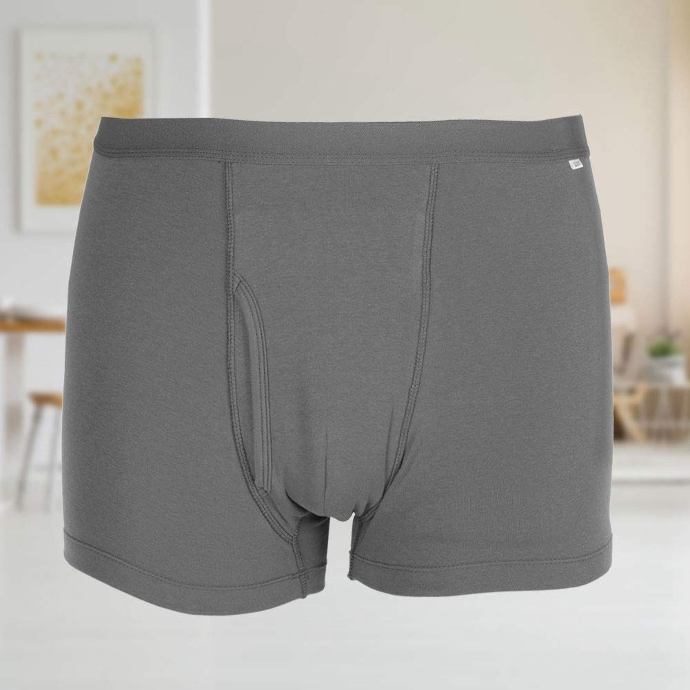Men's Incontinence Underwear - Washable & Reusable Briefs for Bladder Control, Regular Absorbency (4-Pack) - Ideal for Active Lifestyles, Travel & Nighttime Protection
