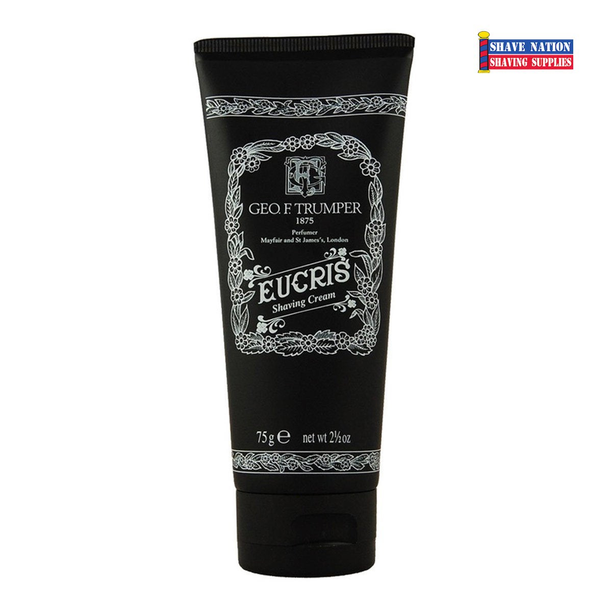Geo F Trumper Luxury Shaving Cream Tube for Men - Premium British Grooming for Sensitive Skin - Perfect for Travel & Daily Shaving Routine