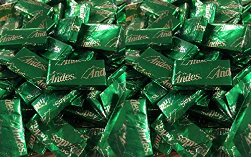 Bulk Andes Crème de Menthe Chocolate Mints - 3 Pound Pack of 4 | After-Dinner Treats for Parties, Gifts & Holiday Desserts