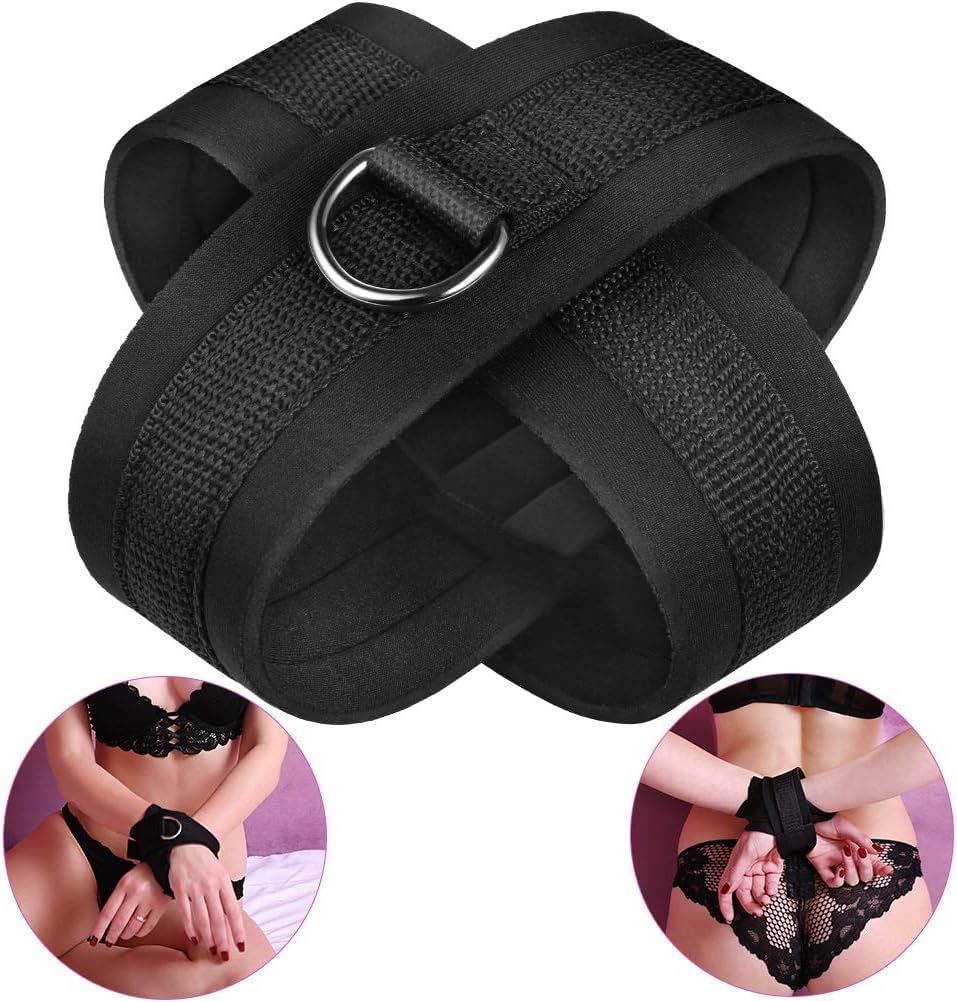 Adjustable BDSM Handcuffs & Bed Restraints - Bondage Kit for Couples & Beginners | SM Sex Toys for Women & Men | Perfect for Bedroom Play, Roleplay & Spicing Up Relationships