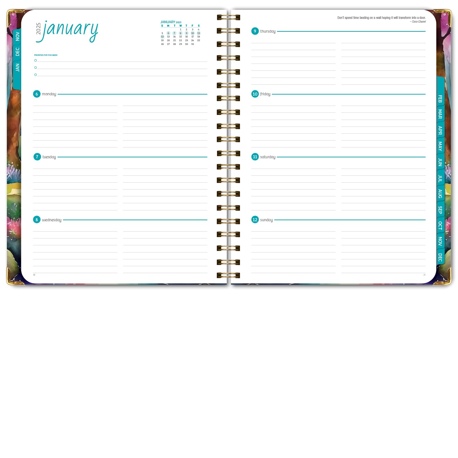 2025 Hardcover Planner 8.5