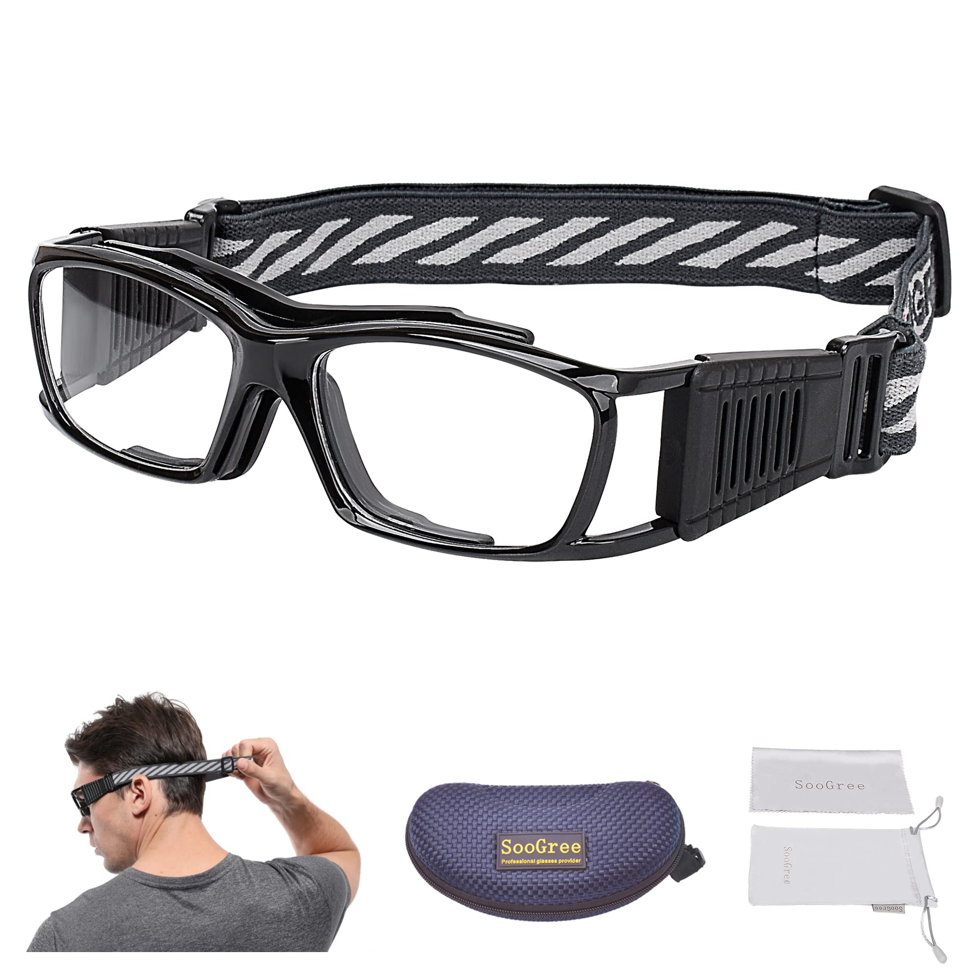 Basketball Dribbling Glasses - Anti-Fog Sports Protective Eyewear for Men & Women - Perfect for Training, Games & Outdoor Basketball Practice