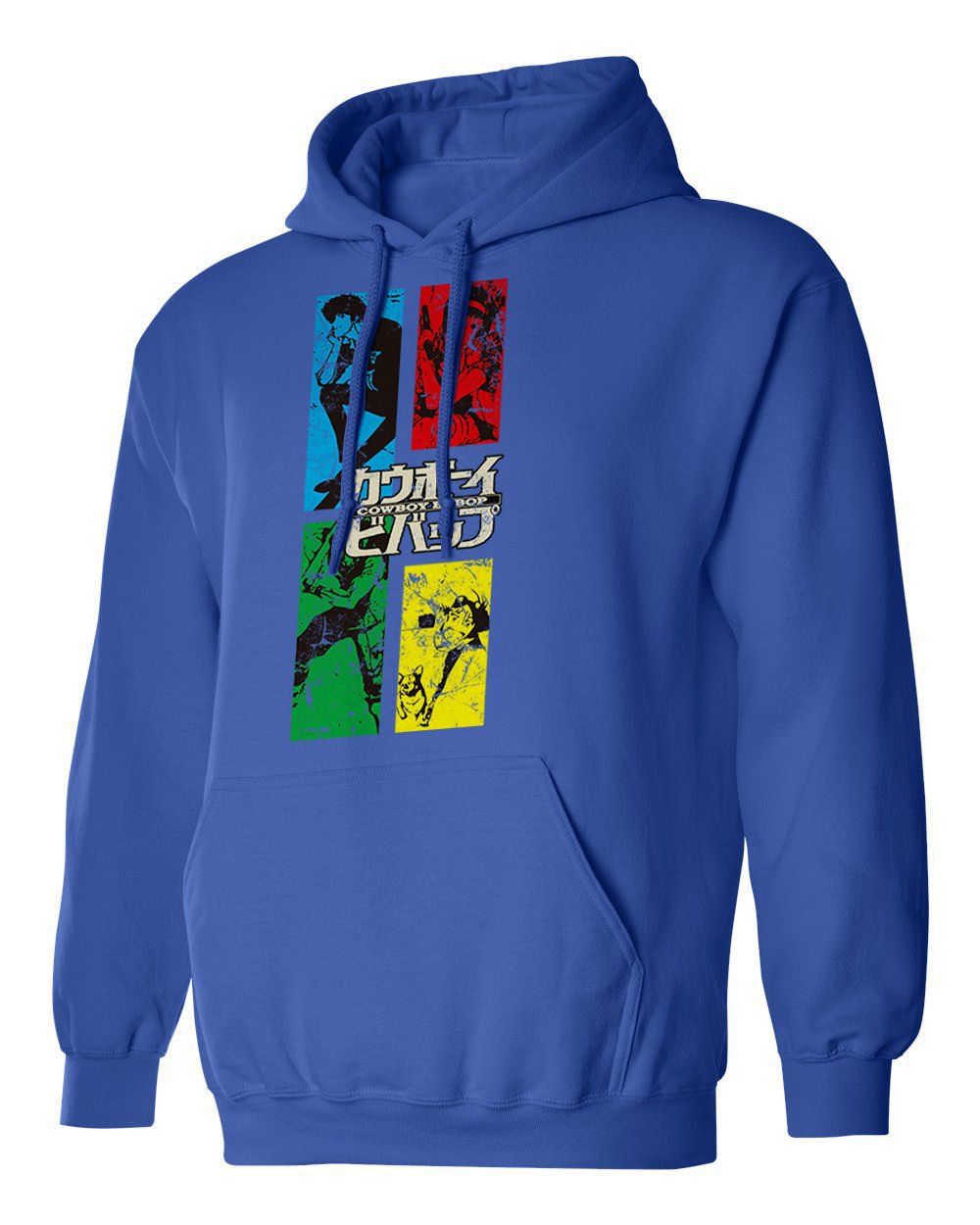 RIVEBELLA Anime Hoodie - Cowboy Bebop Graphic Manga Crewneck Sweatshirt for Men | Casual Streetwear, Cosplay & Anime Convention Outfit