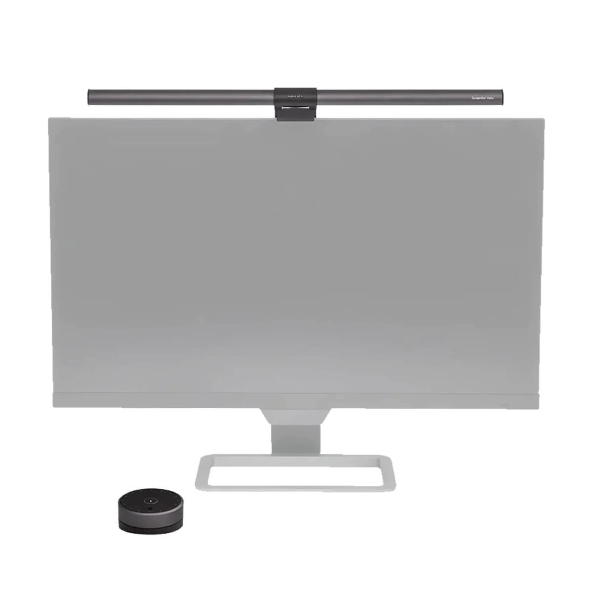 BenQ ScreenBar Halo LED Monitor Light - Auto-Dimming Eye-Care Task Light for Home Office, Gaming & Study - Reduces Eye Strain for Computer, Laptop & Desk Work