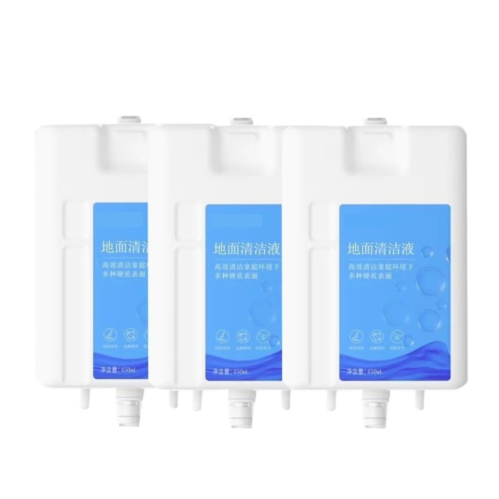 450ML Dreame L20 Ultra, L10 Prime, X10, X20 Pro Plus Robot Vacuum Cleaner Detergent Cleaning Solution (3 Pack) - Safe for Hardwood Floors & Tile - Ideal for Daily Cleaning & Maintenance