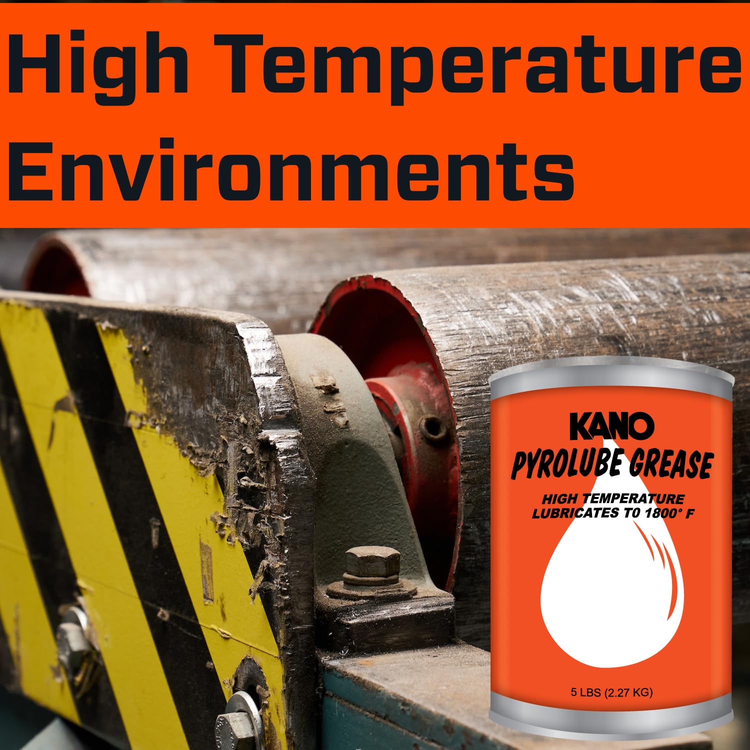 Kroil Extreme Heat Bundle (Aerosol Spray & Oil - 13oz & 1 Gallon 2-Pack) | Graphite Penetrant & Pyrolube High-Temp Industrial Lubricant (PH132-PY011) for Rust Removal, Valve Maintenance & Heavy Machinery Protection