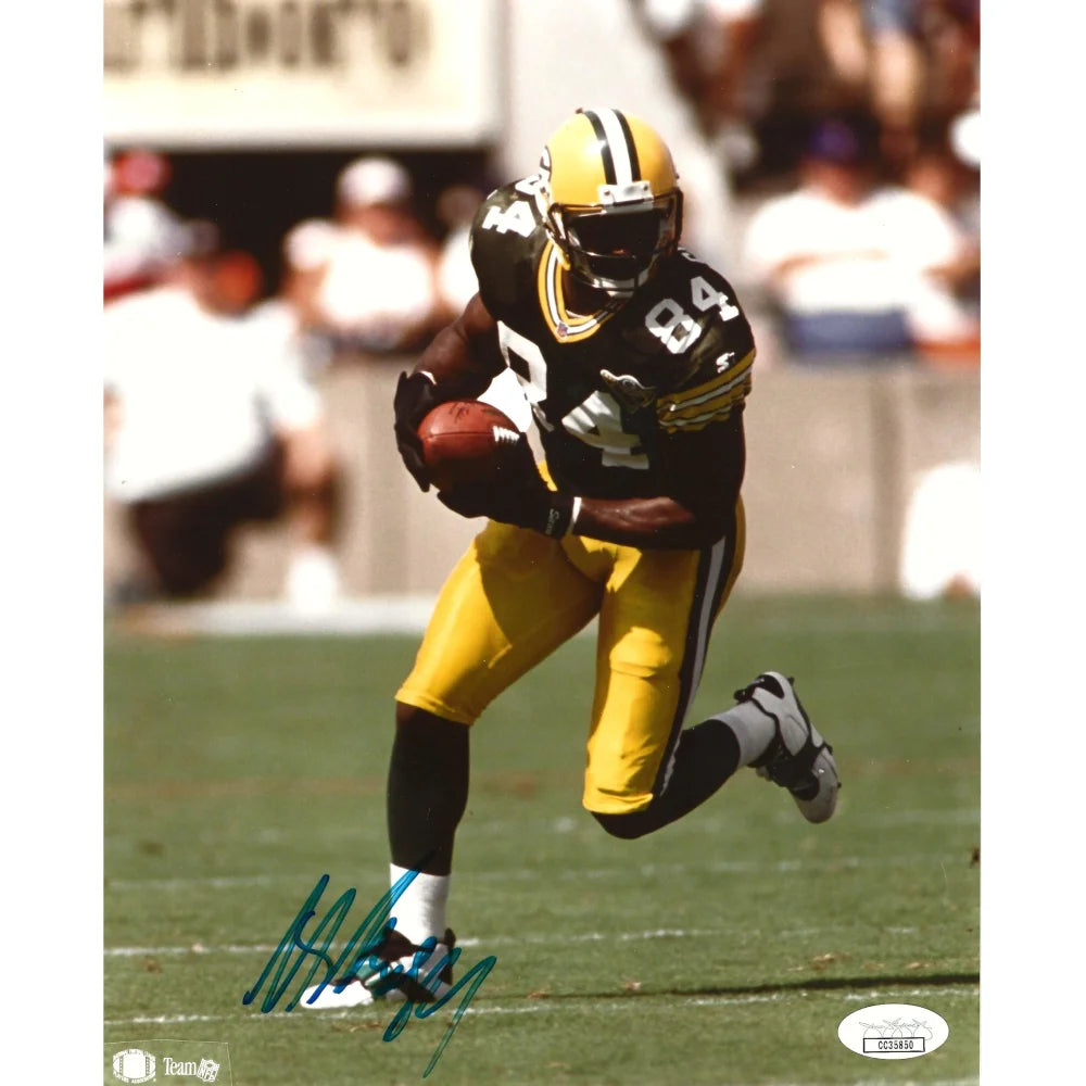 Authentic Curtis Enis Signed 8x10 Photo with JSA COA - Chicago Bears Football Memorabilia - Perfect for Sports Collectors, Man Cave Decor & Gift for NFL Fans