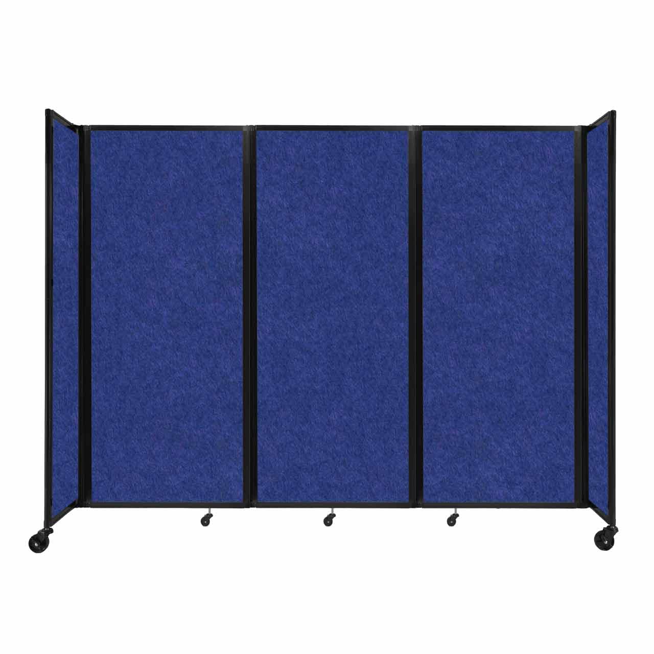 Versare 360 Portable Room Divider Privacy Screen - Freestanding Office Partition with Locking Wheels, 8'6