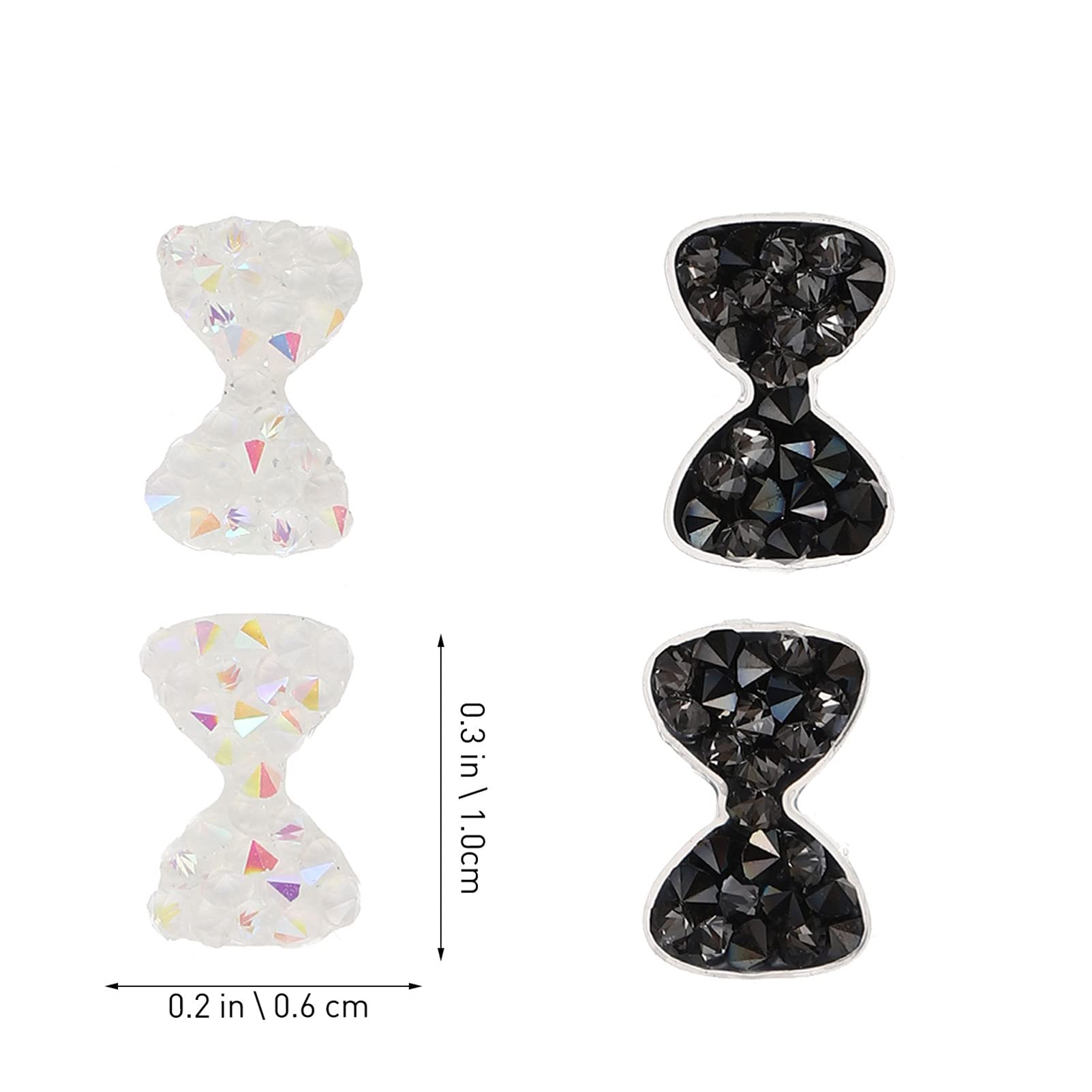 Beaupretty 10 Pcs Diamond Nail Art Patches - Crystal Nail Charms & Rhinestone Decorations for DIY Manicure - Perfect for Parties, Weddings, and Special Occasions