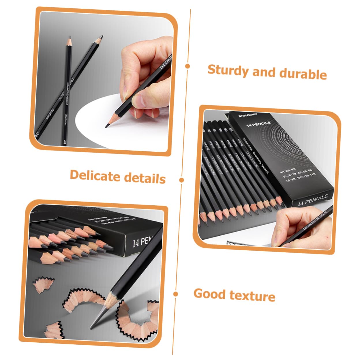 NUOBESTY 28-Piece Sketch Pencil Set - Professional Graphite Drawing Pencils for Artists, Sketching & Doodling | Perfect for Beginners, Art Classes & Creative Projects