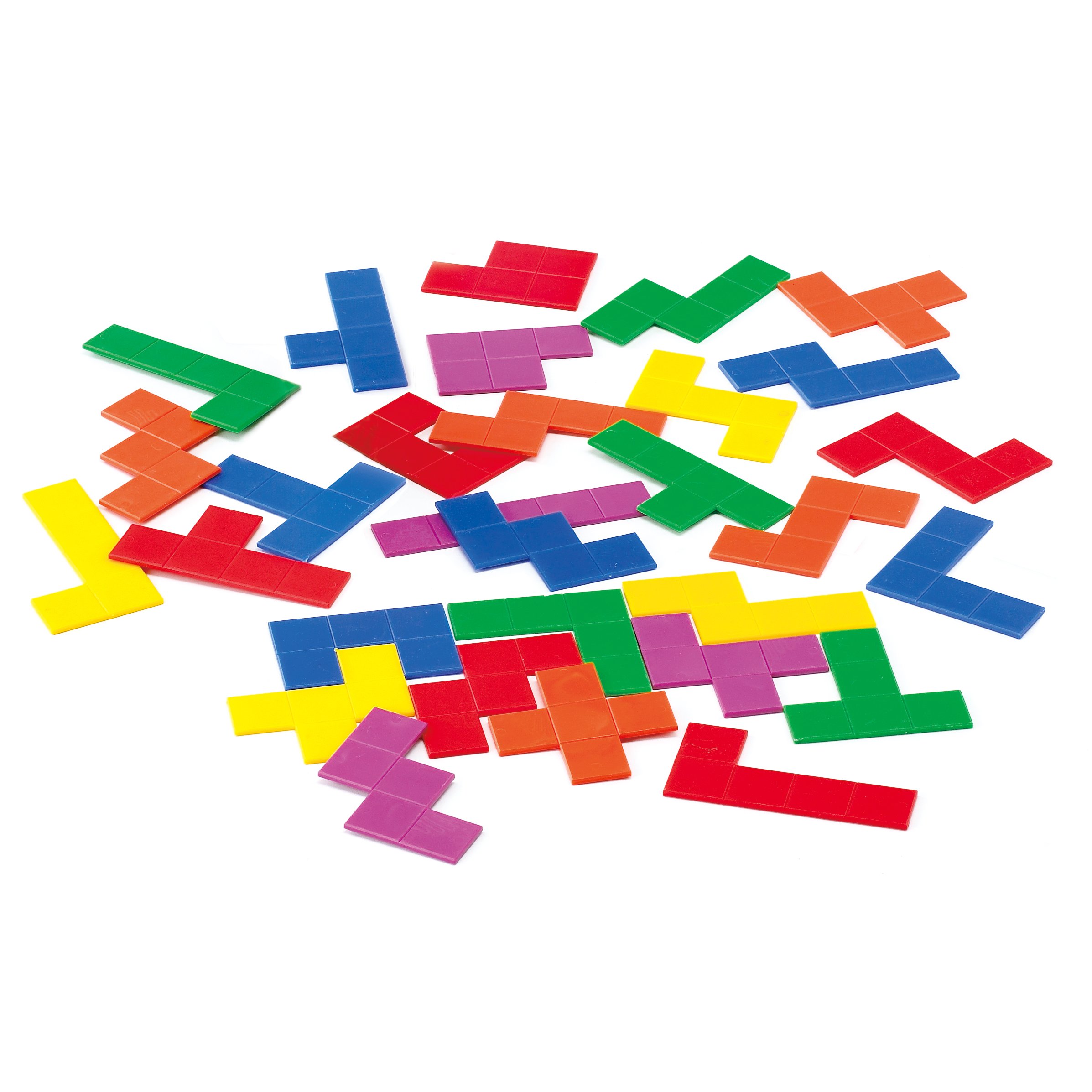 Learning Advantage Pentominoes Set of 6 - Math Learning Games for Kids Classroom