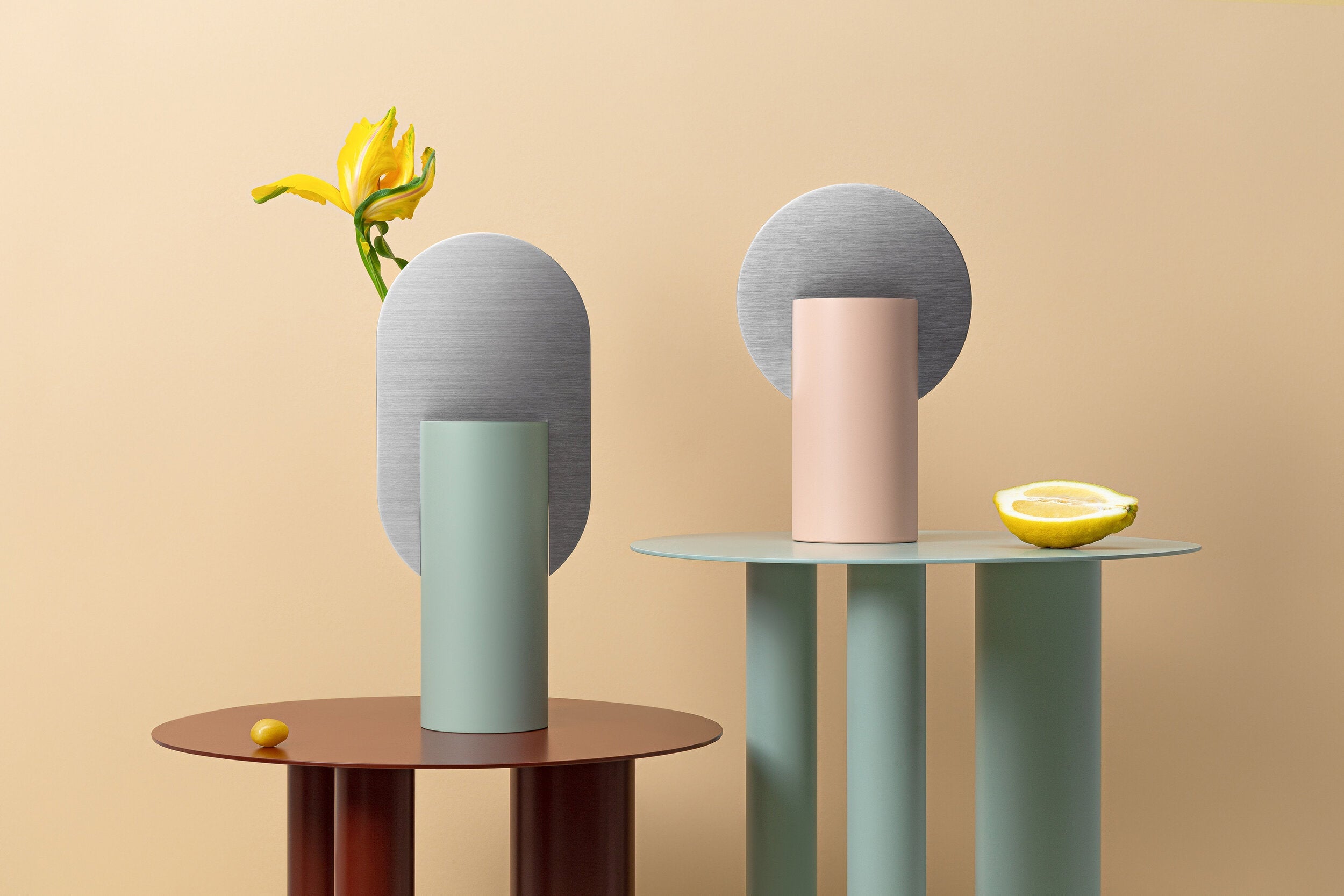 Noom Genke Vase CS8 - Modern Ceramic Flower Vase for Home Decor, Wedding Centerpieces & Office Desk Decorations