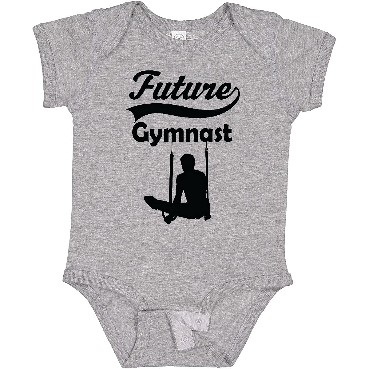 Inktastic Future Gymnast Baby Boy Onesie - Soft Cotton Bodysuit for Newborns & Infants - Perfect for Playtime, Gym Classes & Photo Shoots