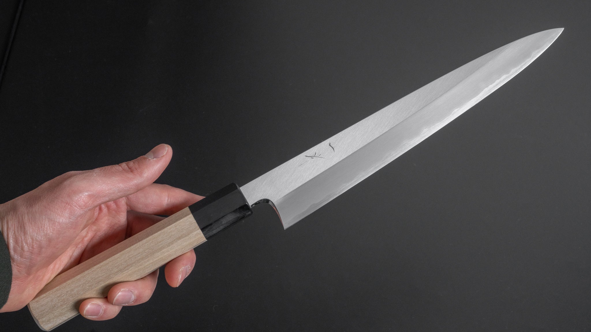 Premium Hitohira Togashi White #1 Stainless Clad Sujihiki Knife 240mm - Japanese Slicing Knife with Ho Wood Handle - Perfect for Sushi, Sashimi & Meat Carving