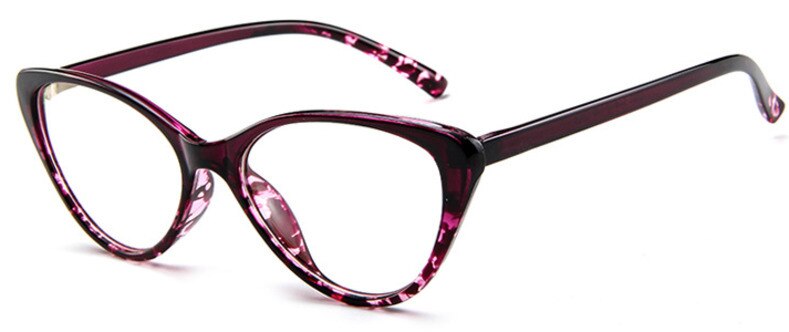 Brightzone Women's Full Rim Cat Eye Acetate Eyeglasses C885 - Stylish Retro Frames for Women, Lightweight & Durable, Perfect for Office, Reading & Fashion Accessories