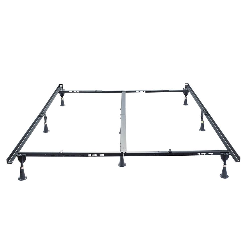Hollywood Bed Frames E3 Premium Queen Size Bed Frame - Heavy Duty Metal Platform with Noise-Free Support, Easy Assembly - Perfect for Master Bedrooms, Guest Rooms & Apartments