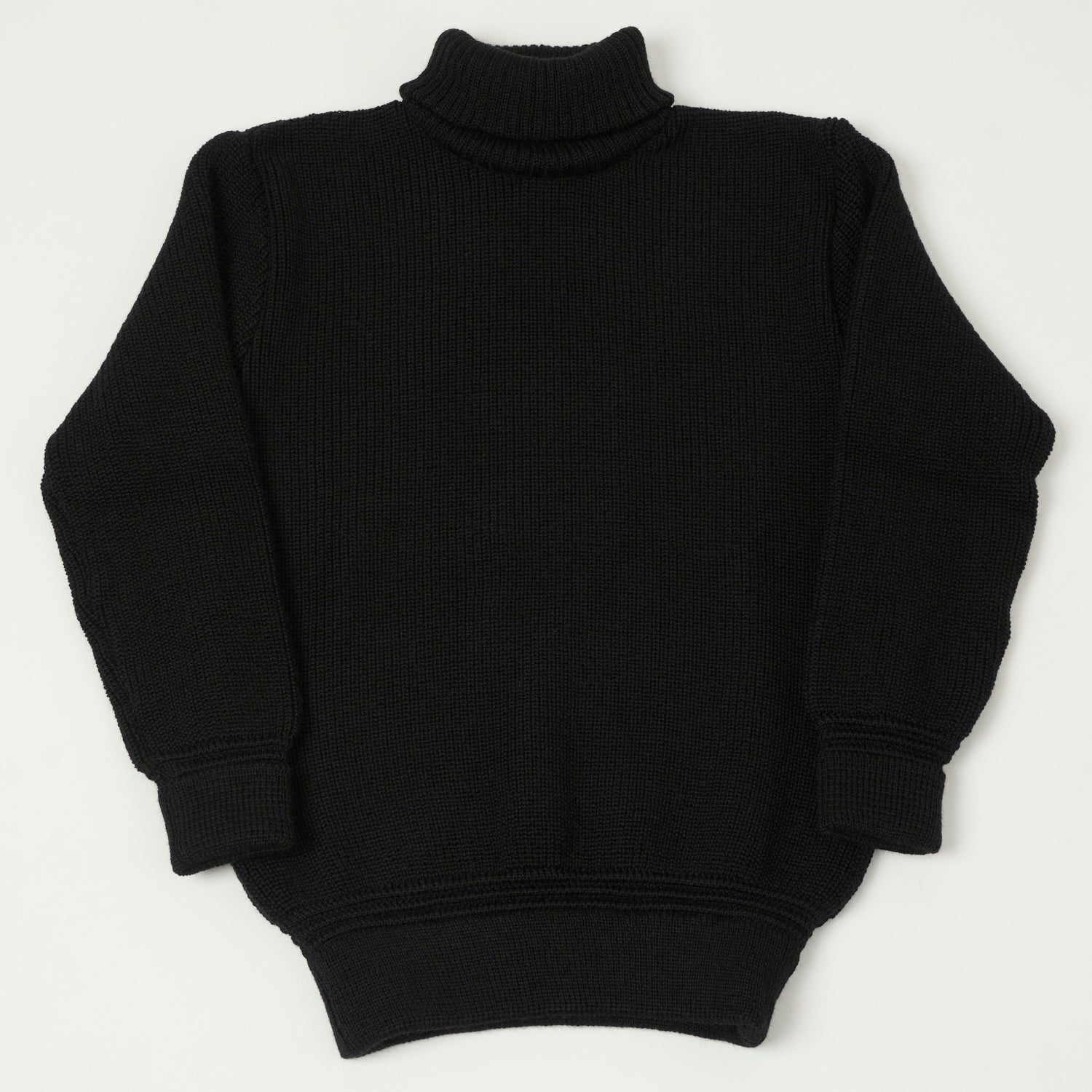 Heimat 'Rollkragen' U Boat Rollneck Sweater - Black | Warm & Stylish Men's Winter Pullover for Casual Wear & Outdoor Activities