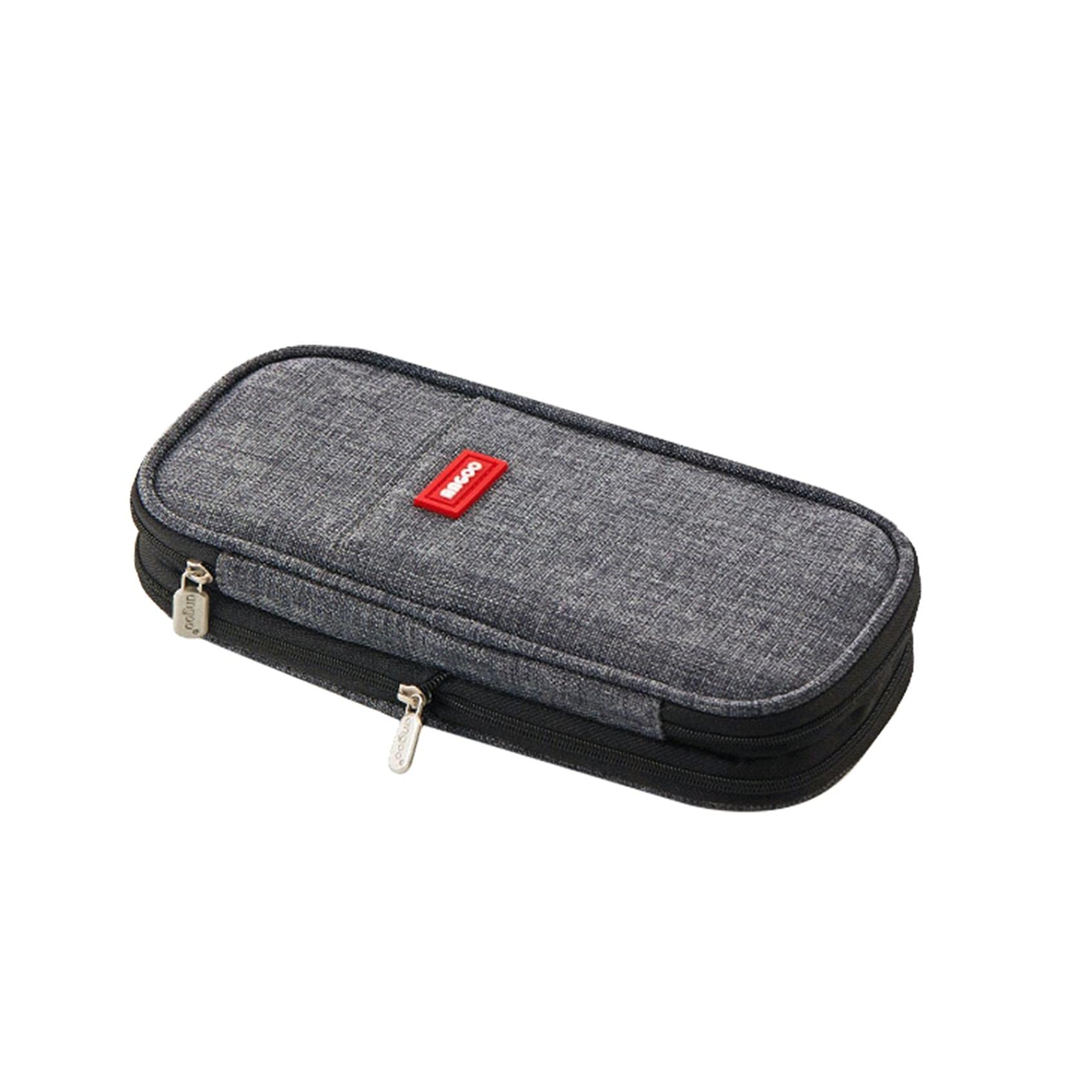 Canvas Pencil Case for School & Travel - Foldable Pen Holder Organizer with Classic Pocket Design - Perfect for Students, Artists & Office Supplies Storage (Great for Backpacks, Desks & On-the-Go Use)