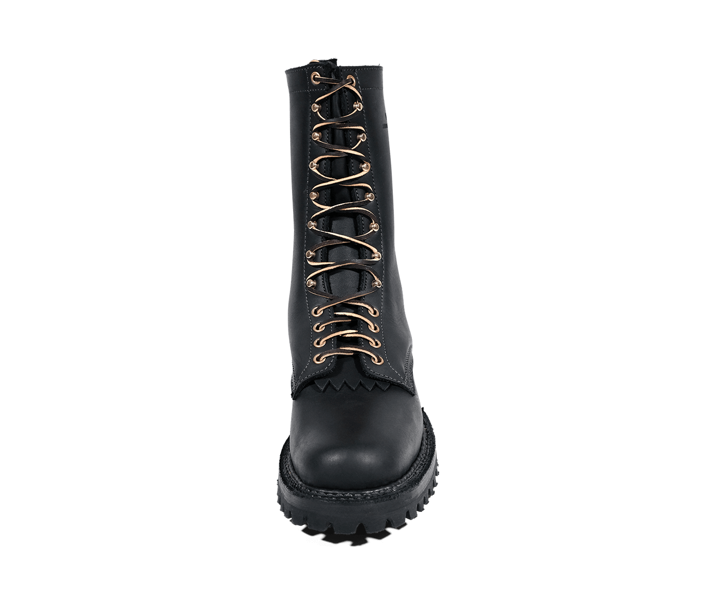 Original Smokejumper Work Boots for Men - Durable Black Leather Safety Shoes - Perfect for Construction, Hiking & Outdoor Work