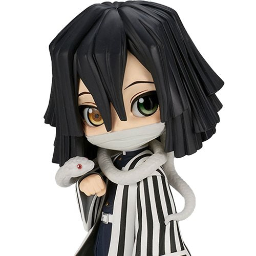 Demon Slayer Q Posket Obanai Iguro Figure (Version A) - Anime Collectible for Fans, Home Decor, and Gift for Anime Lovers