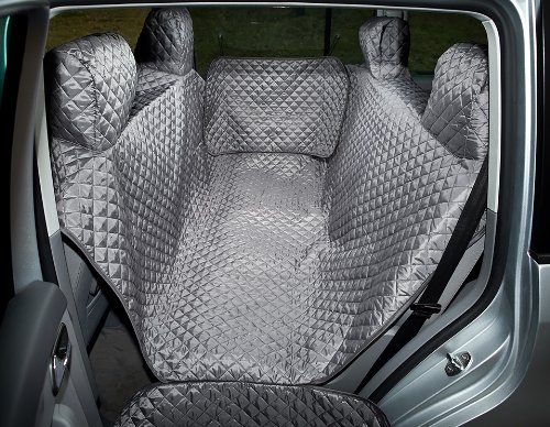 Premium Car Seat Cover - Medium Size, Universal Fit, Soft Grey - Protects Seats from Spills, Pets & Wear - Ideal for SUVs, Sedans & Trucks