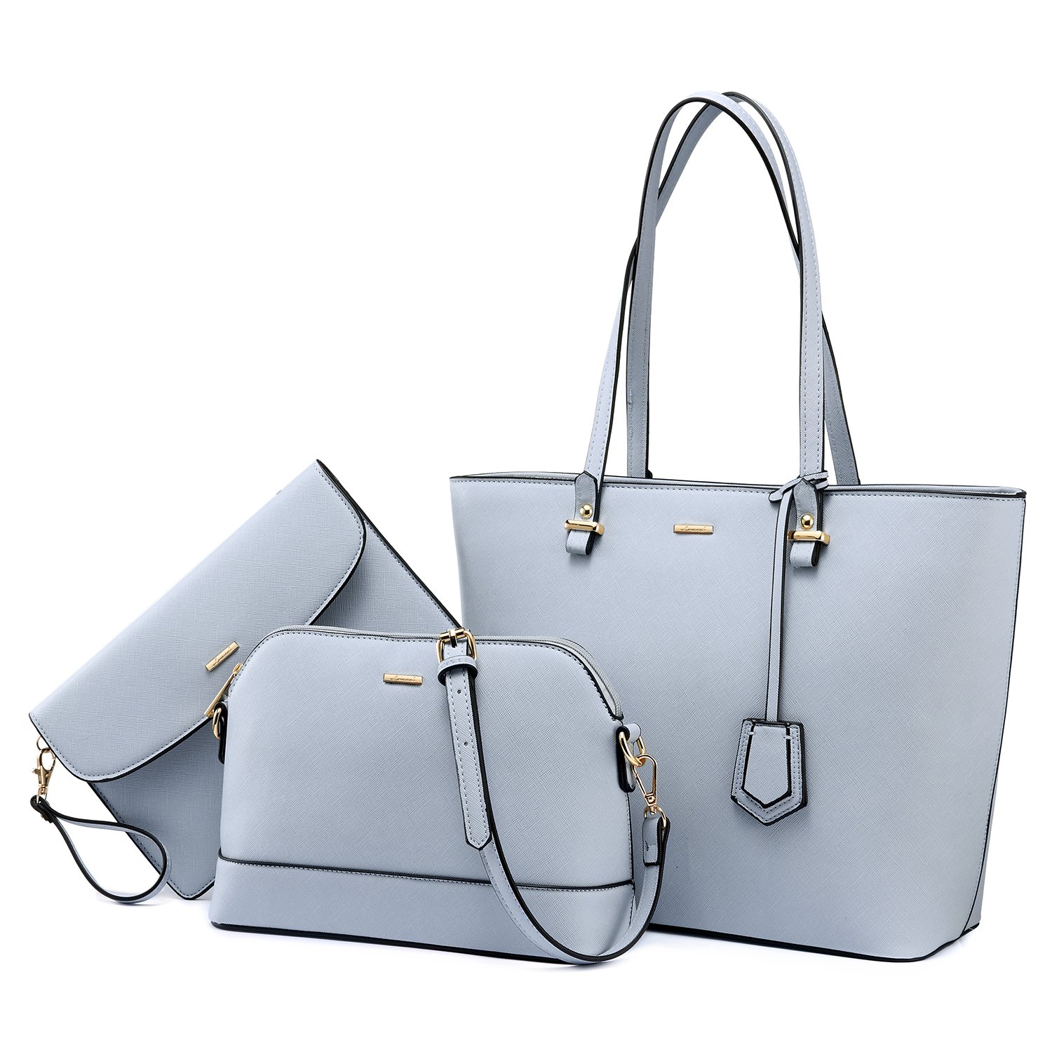 LOVEVOOK Women's Fashion Handbag Set - Tote, Shoulder & Top Handle Satchel Purse for Work, Travel & Everyday Use | Stylish & Functional Women's Bags