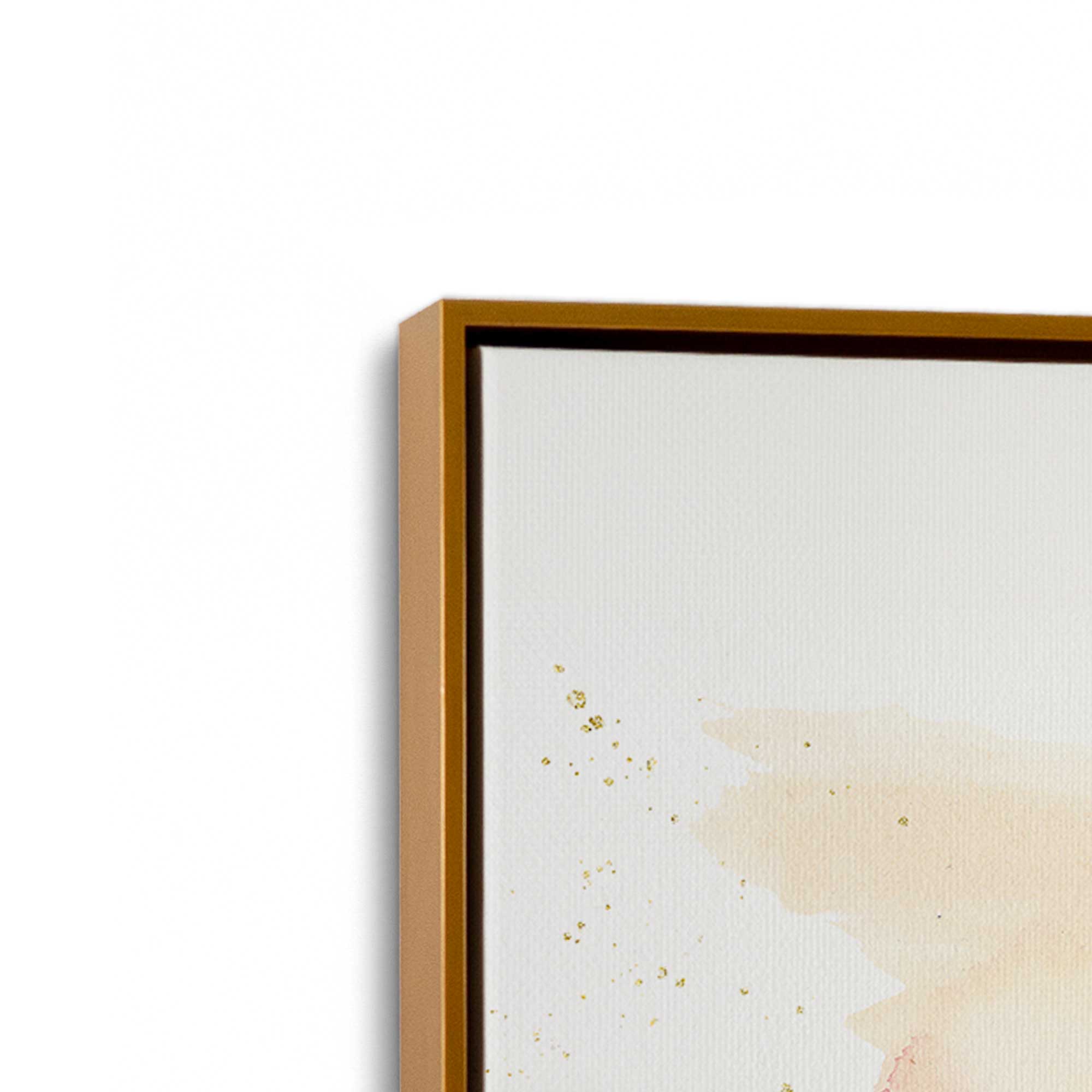 Golden Dawn v1 Canvas Print - Modern Wall Art for Living Room, Bedroom & Office Decor