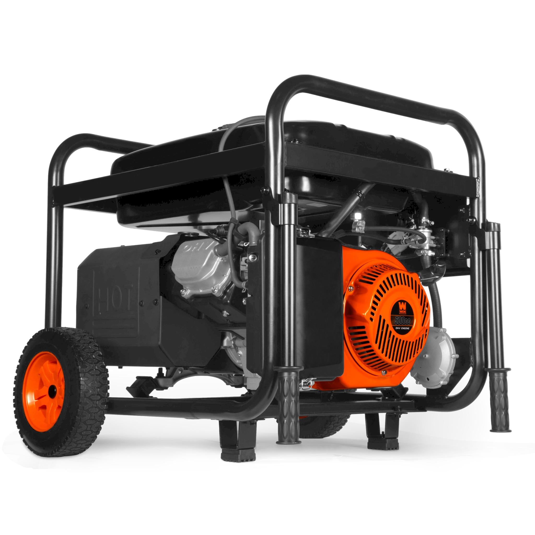WEN TF1450X 14,500W Tri Fuel Generator - Gas/Propane/Natural Gas Compatible, 120V/240V with Electric Start & Wheel Kit - CO Watchdog Safety - Perfect for Home Backup Power, Camping & Emergency Use