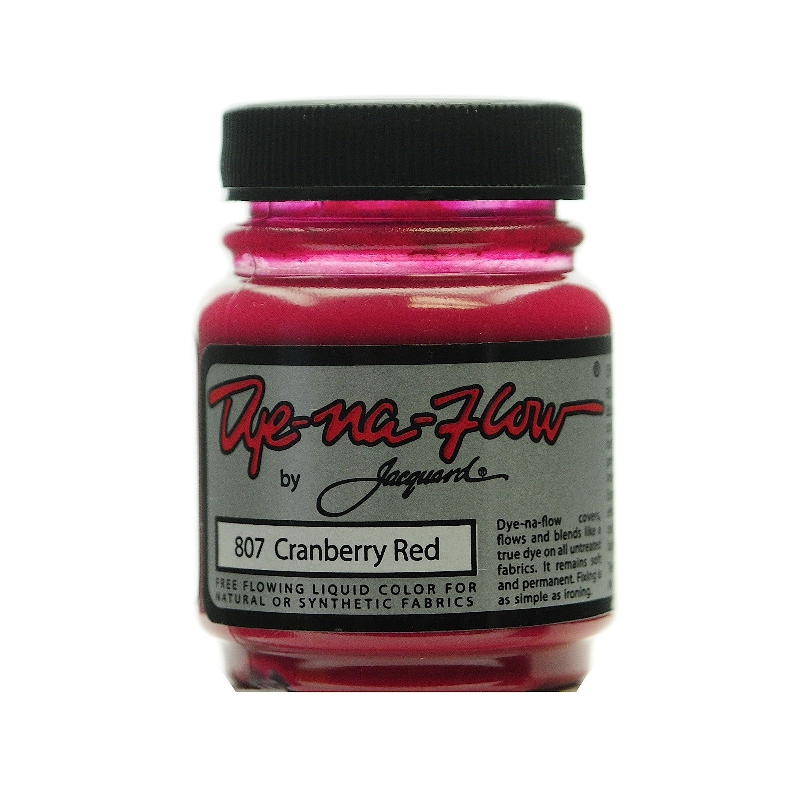 Jacquard Dye-Na-Flow Fabric Paint - Premium Water-Based Textile Paint for DIY, Arts & Crafts, Clothing, Silk, Cotton - Perfect for Tie-Dye, Screen Printing, and Fabric Art Projects