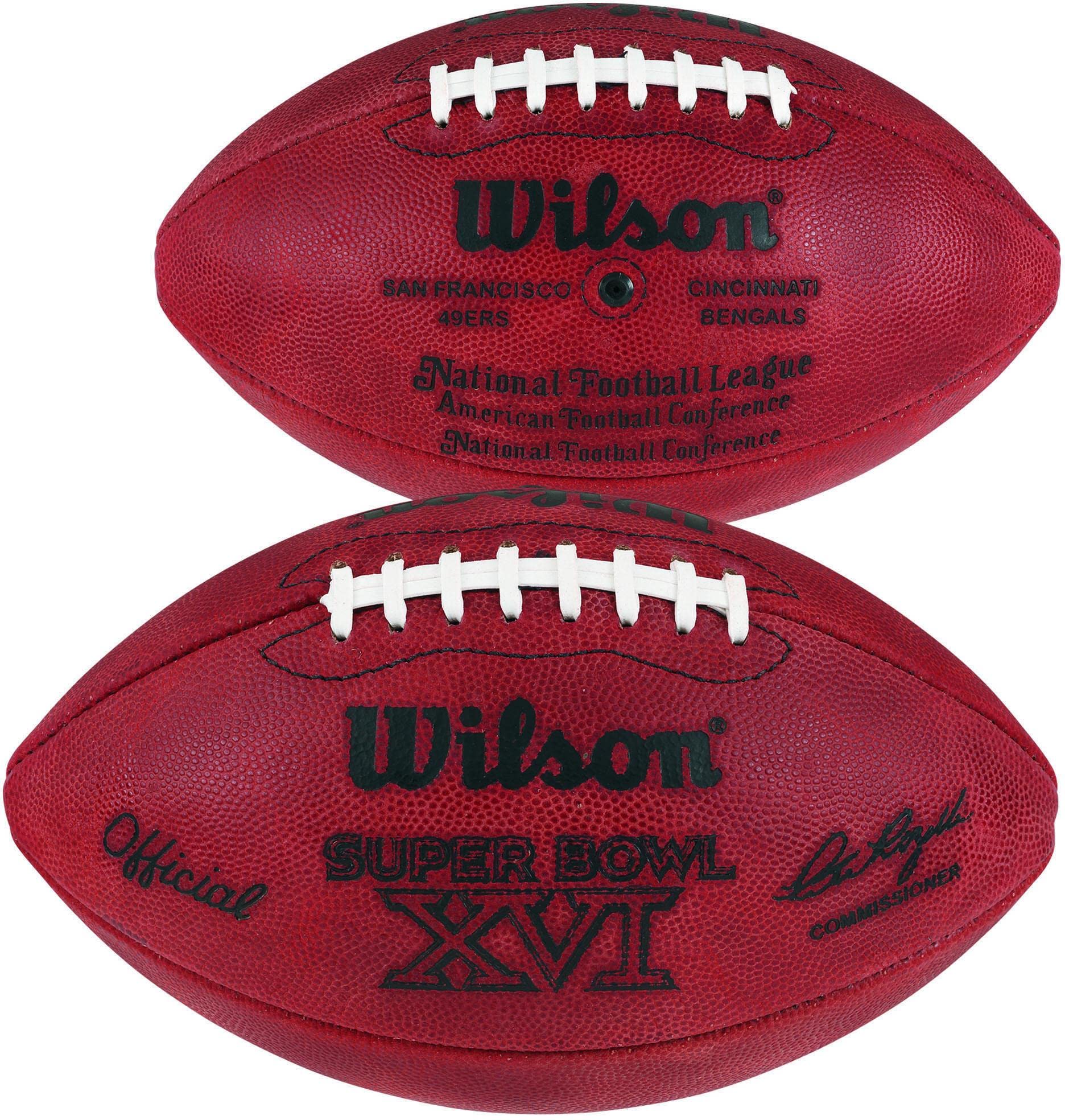 Wilson Official NFL Game Football - Super Bowl XVI Replica for Collectors & Fans | Perfect for Game Day, Sports Memorabilia Displays & Football Enthusiasts