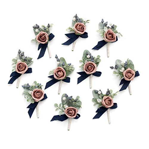 Pk-dusty Rose & Navy Blue