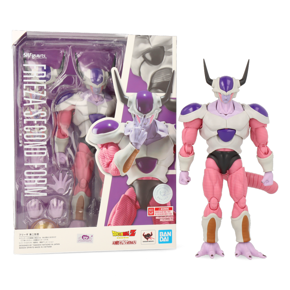 S.H Figuarts Freezer Second Form (Dragon Ball Z) Action Figure - Collectible Anime Model for Display & Cosplay