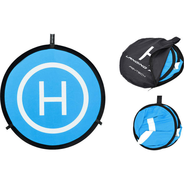 PGYTECH 55CM Foldable Landing Pad for DJI Mavic, Mini, Air Drones - Waterproof & Portable Helipad for Safe Takeoff/Landing - Perfect for Outdoor, Travel, Aerial Photography