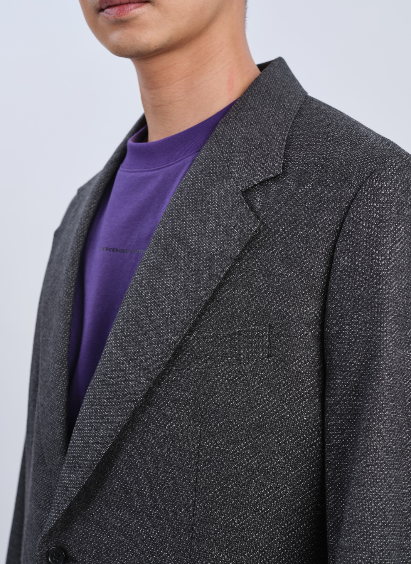 Premium Marzotto Wool Single Breasted Suit Blazer for Men - Formal Business Attire & Office Wear - Perfect for Weddings, Interviews, and Professional Events