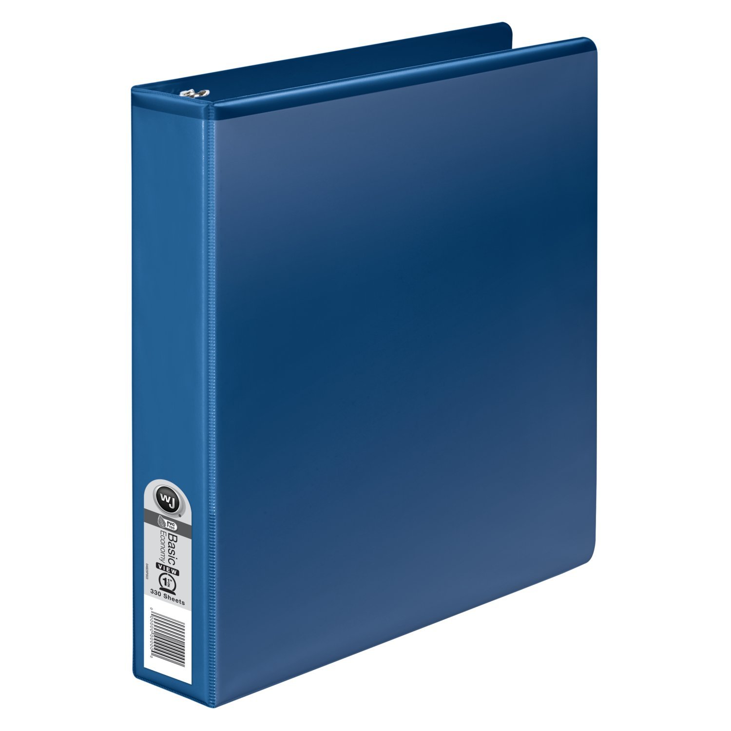 Wilson Jones 1.5 Inch 3 Ring Binder with Round Rings - Blue (W362-34BLPP) - Perfect for School, Office & Home Organization