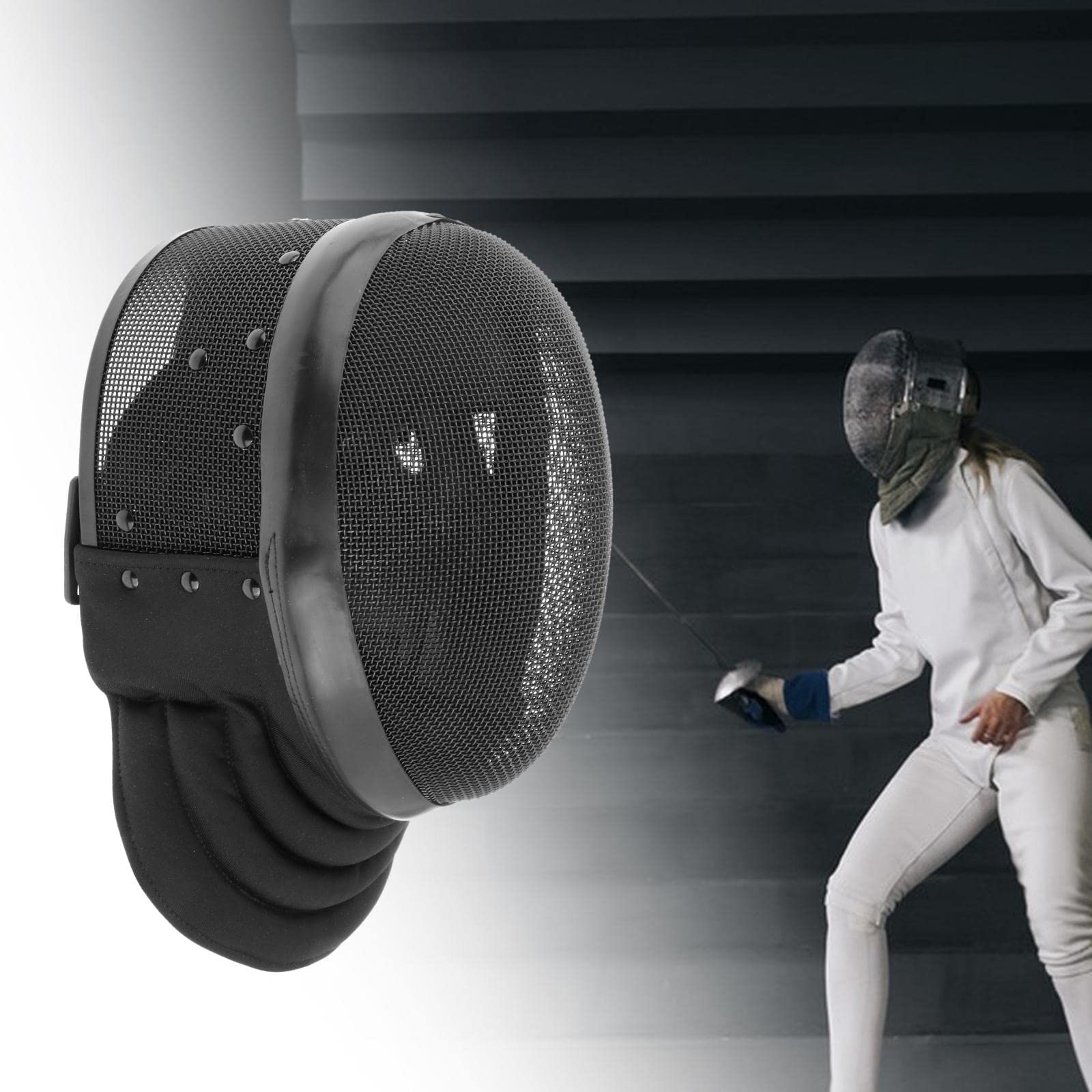 DYNWAVE Protective Face Cover with Padded Multifunction Fencing Helmet - Training Gear for Fencing, HEMA & Martial Arts - Ideal for Sparring, Practice & Competition Safety