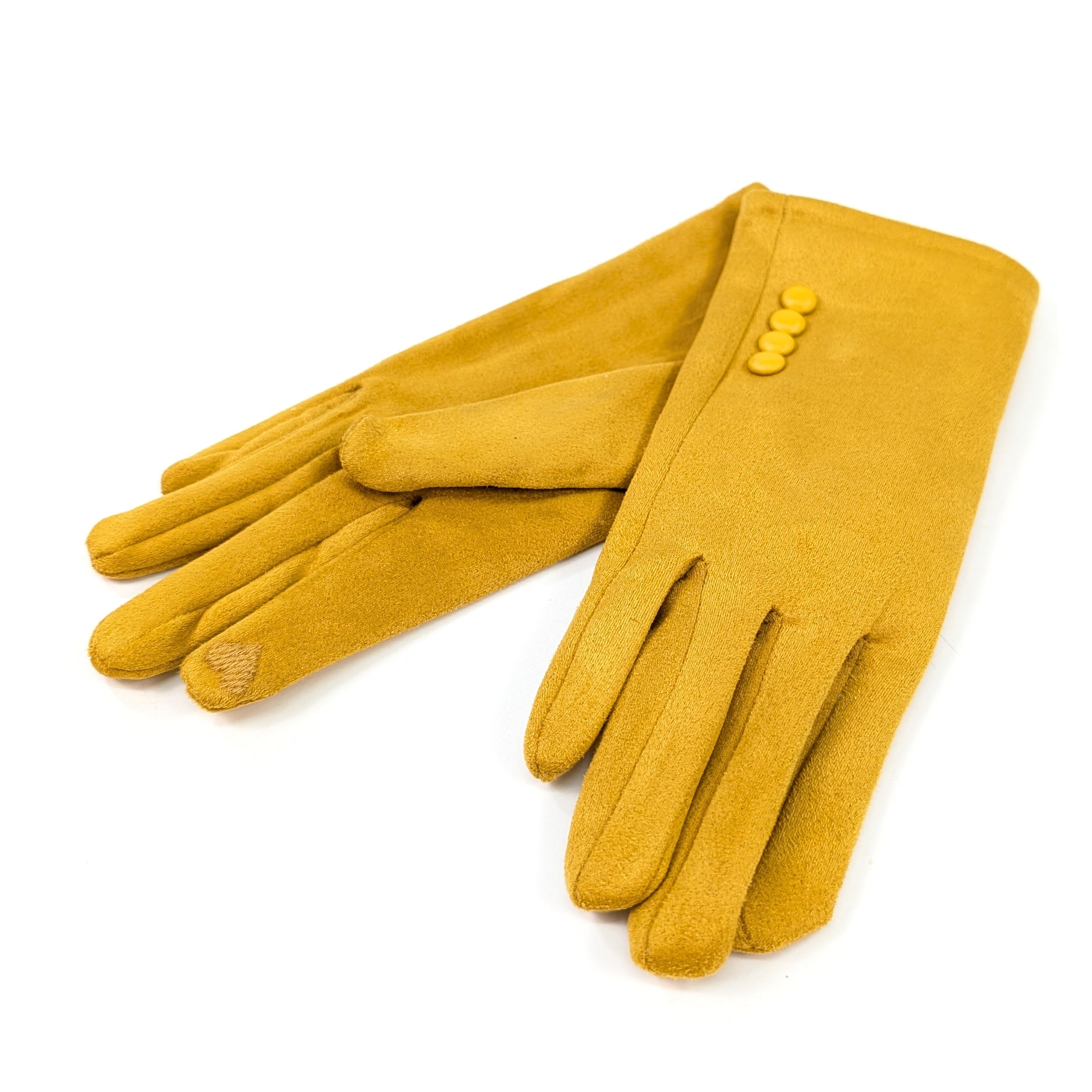 Bright Color Mustard Gloves - Warm Winter Gloves for Women & Men, Outdoor Activities, Snow Sports, and Daily Use