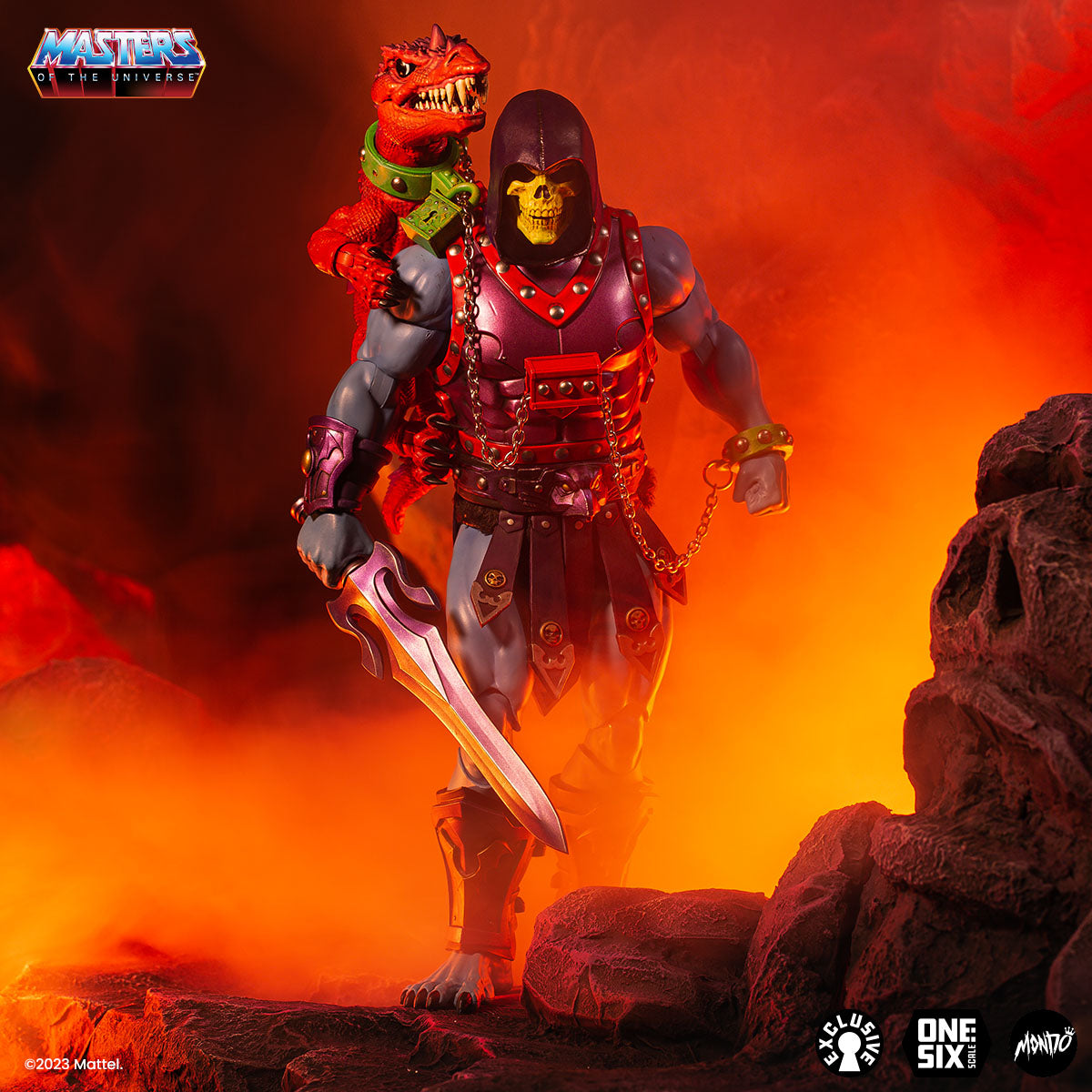 Masters of the Universe Skeletor Deluxe 1/6 Scale Action Figure - Timed Edition Collectible Toy for Display & Play | Perfect for Fans, Collectors & Home Decor