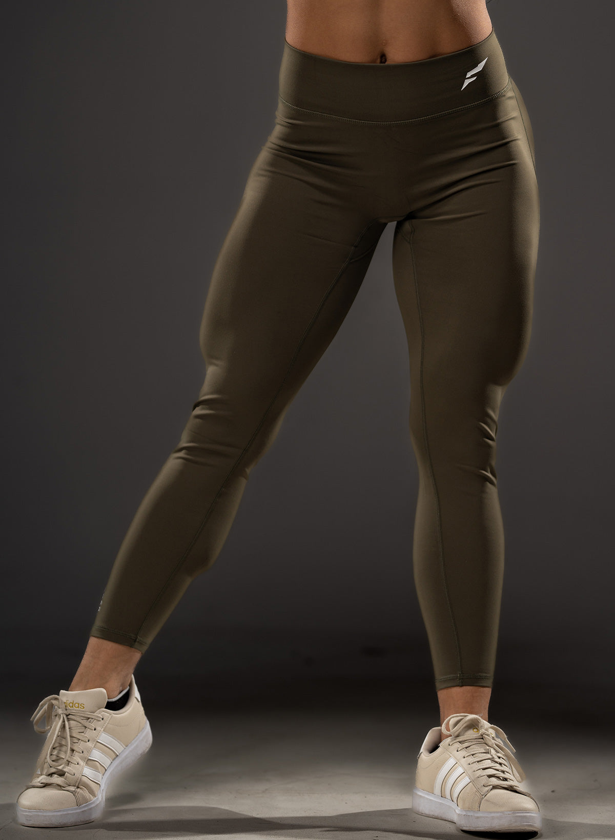 ASCEND High Waist Yoga Leggings for Women - Olive Green Workout Pants, Tummy Control & Moisture Wicking - Perfect for Yoga, Gym, Running & Lounge Wear