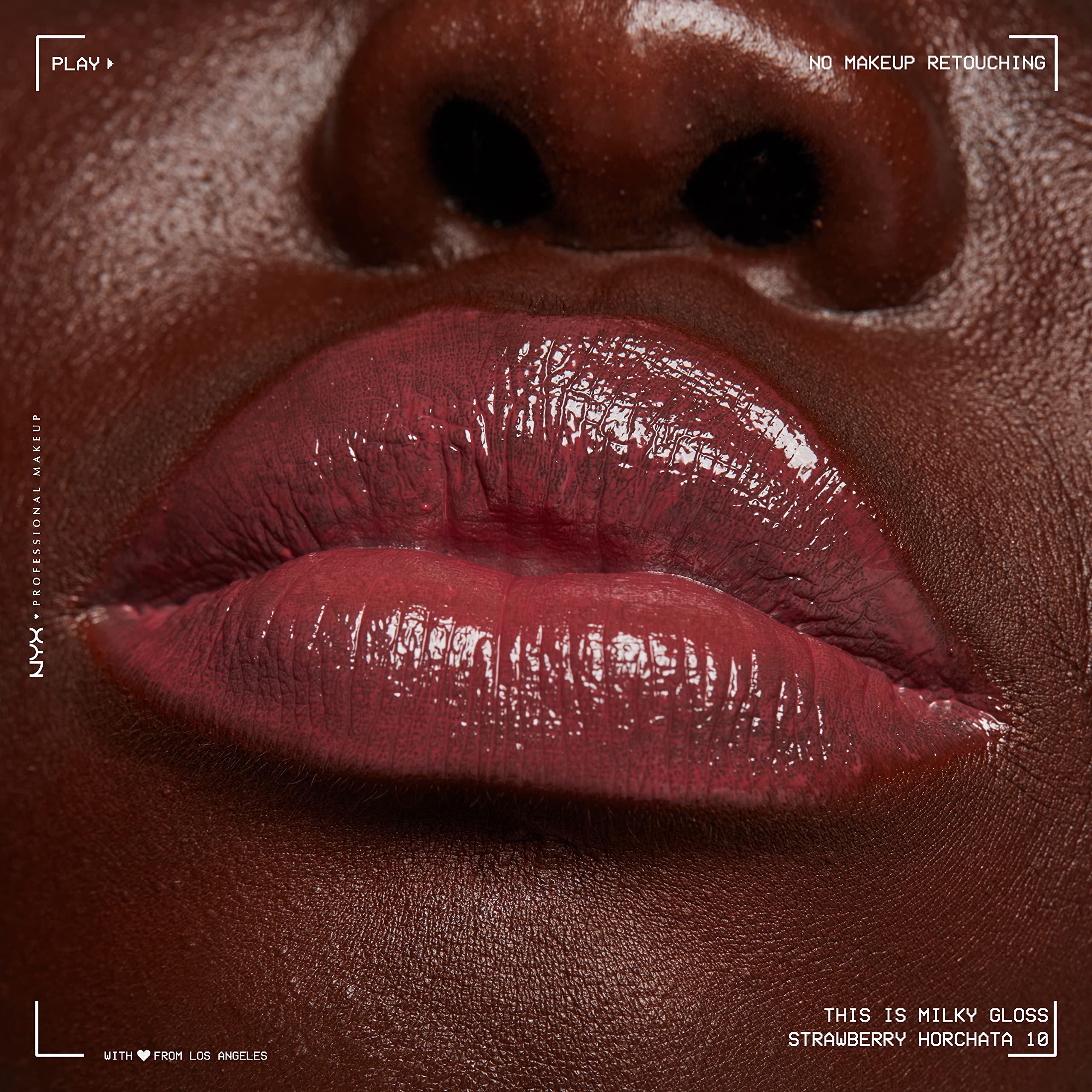 NYX Professional Makeup This Is Milky Gloss - 12 Hour Hydrating Vegan Lip Gloss in Strawberry Horchata (Mauve Pink) - Perfect for Everyday Wear & Night Out Makeup