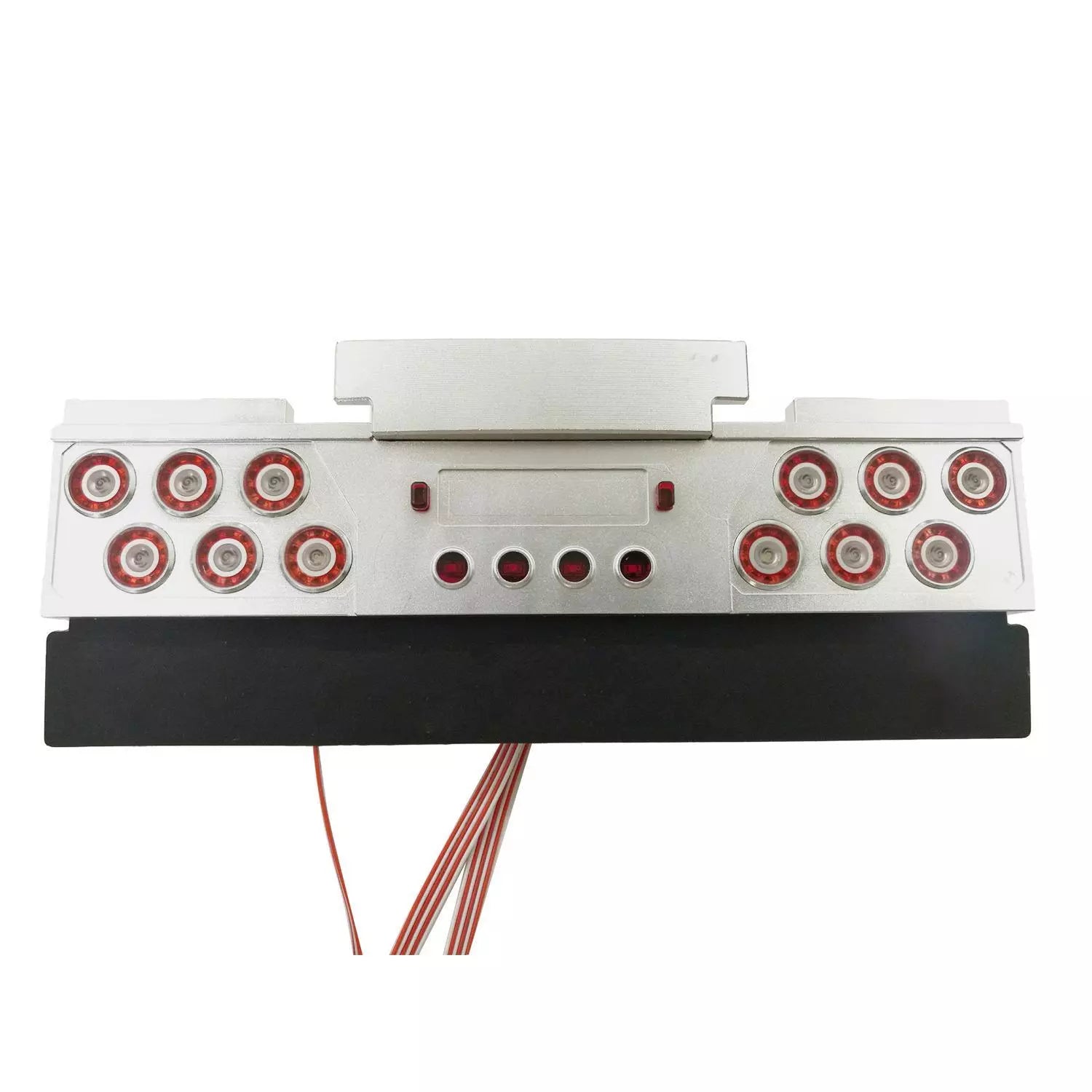 Universal 1/14 Scale CNC LED Taillight Kit for RC Tractor Models - DIY Upgrade Parts for Remote Controlled Cars | Perfect for Night Racing and Off-Road Simulation