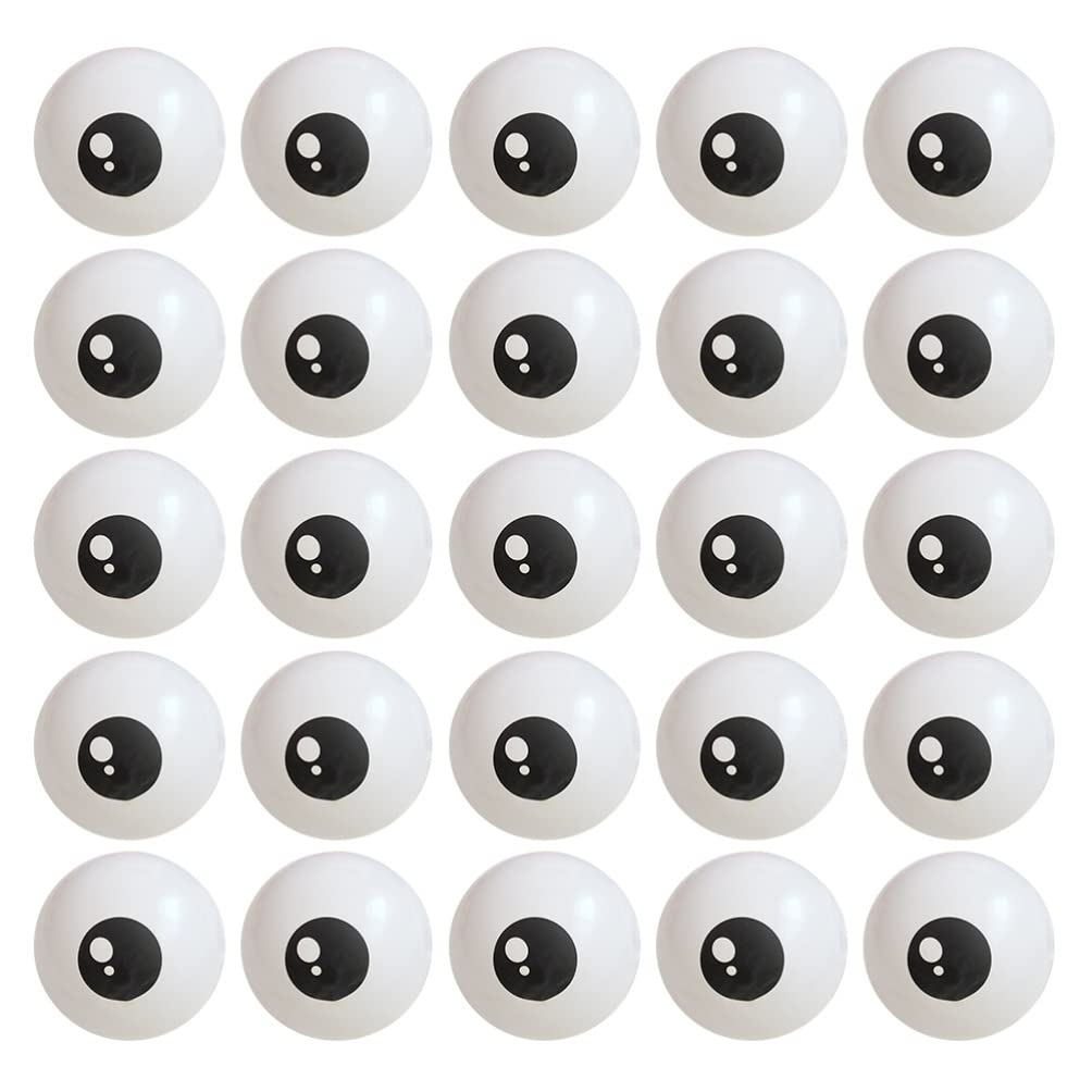 TOYANDONA 100pcs 5 Inch Eyeball Balloons - Latex Party Balloons for Halloween Decorations, Birthday Party Supplies, Balloon Garland & Spooky Themed Events