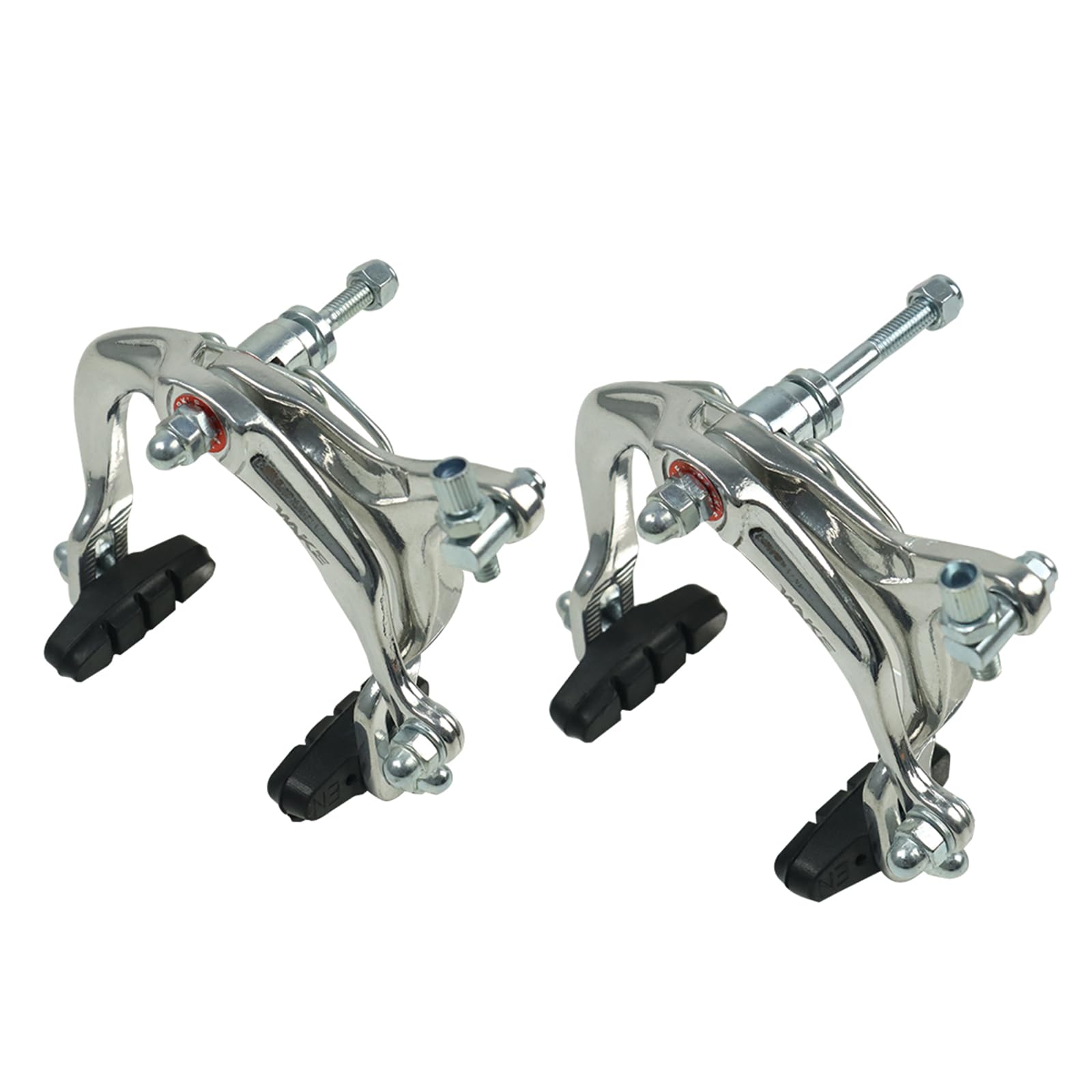 FOMTOR Bike Brake Caliper Set - Aluminum Alloy Side Pull Brakes for MTB Mountain & Road Bicycles - Front & Rear Brake Kit (1 Pair) - Perfect for Trail Riding, Commuting & Urban Cycling