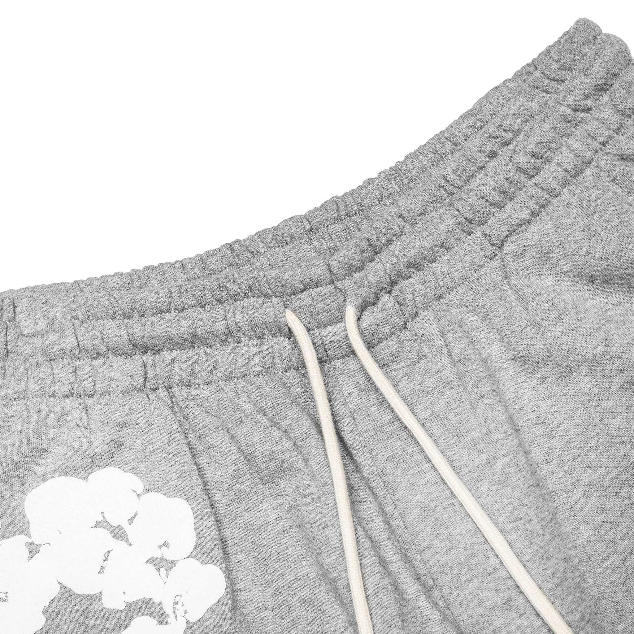 Denim Tears Cotton Wreath Grey Denim Shorts for Men - Casual Streetwear Summer Shorts for Outfits & Beach Wear