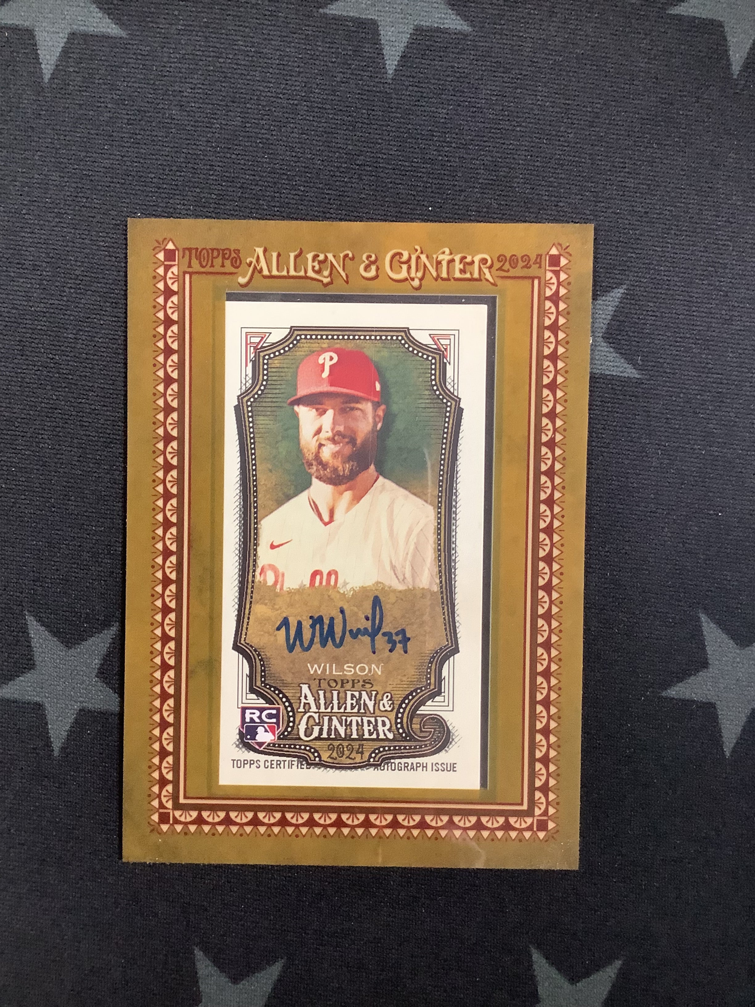 2024 Topps Allen & Ginter Weston Wilson Rookie Autograph Framed Baseball Card - Perfect for Collectors, Sports Memorabilia & Gift Giving