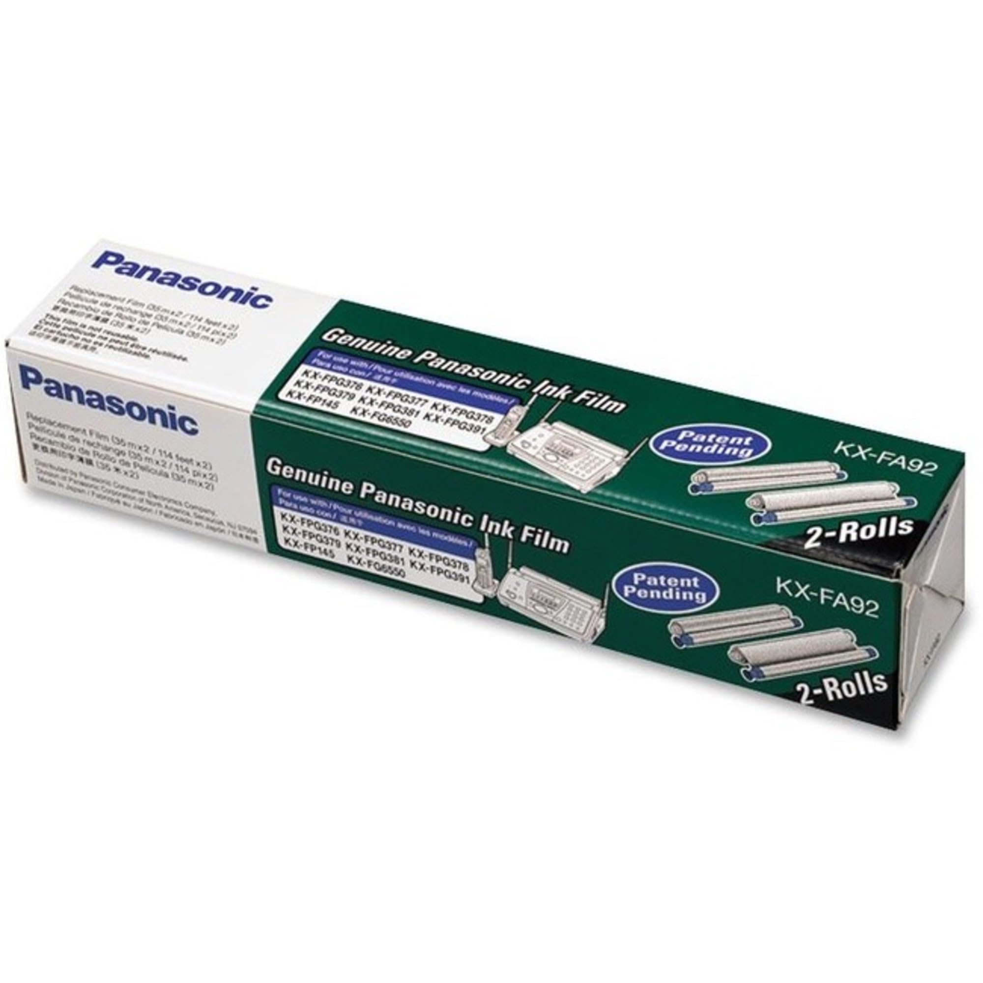 Panasonic KX-FA92 Plain Paper Fax Machine - High-Quality Faxing for Home & Office Use | Reliable Document Transmission for Business Communications