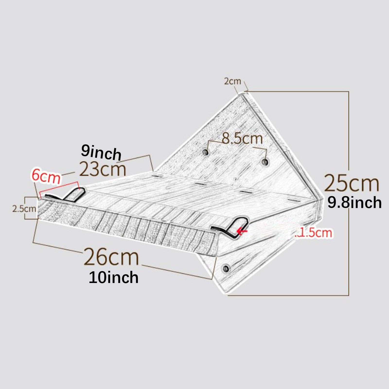 Vertical Bike Wall Mount Holder - Space Saving & Multifunctional Bike Storage with Screws & Hooks - Perfect for Garage, Apartment & Indoor Cycling Organization