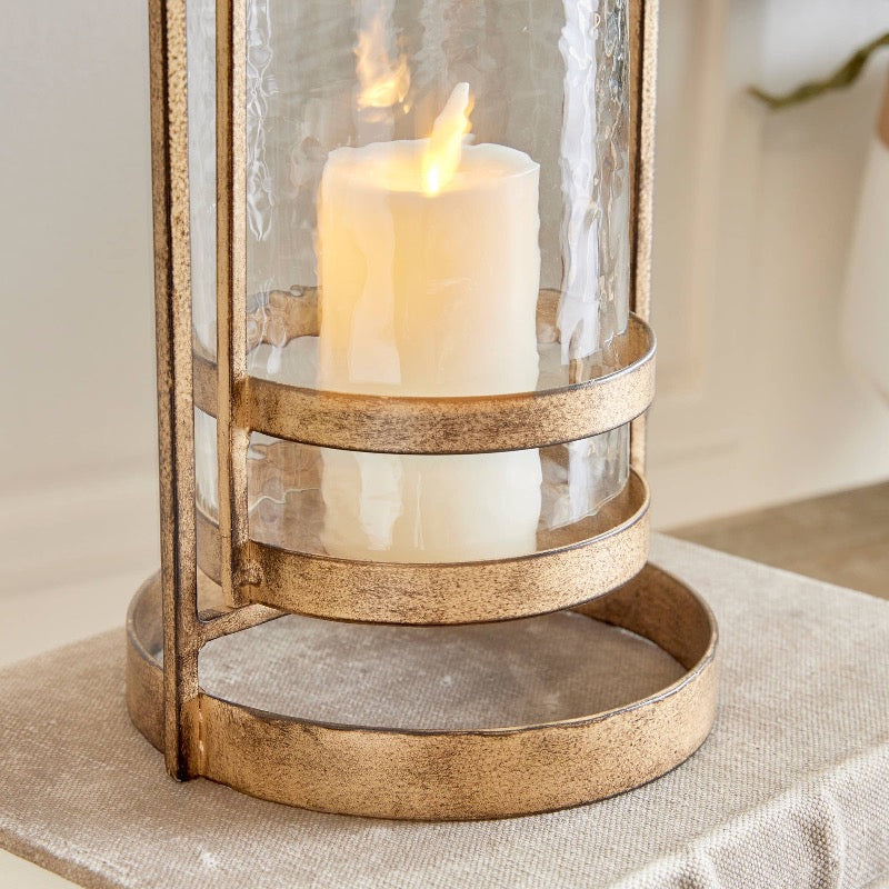 Amara Hurricane Votive Candle Holder - Small Glass Candle Jar for Home Decor, Wedding Centerpieces, and Romantic Ambiance Lighting